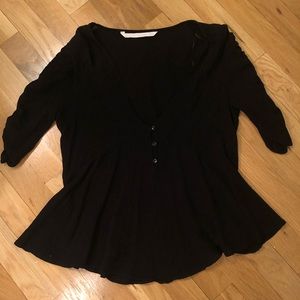 Zara V Neck Top